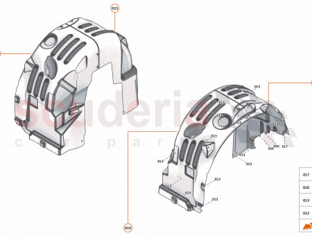 Photo of WHEEL ARCH LINER RR LH 1…