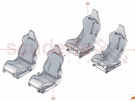 Photo of ASSY SEAT CLUBSPORT RHD DRIVER…