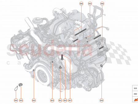 Photo of ENGINE 3 8 LITRE V8 TWIN TURBO ISG…