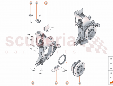 Photo of UPRIGHT SUSPENSION REAR RH…