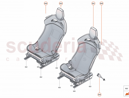 Photo of ASSY RACE SEAT CLUB SPORT RHD PASS…