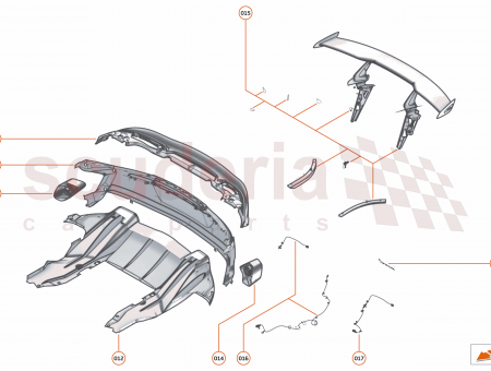 Photo of CARBON BUMPER REAR PDC REVERSE CAMERA TRACK…