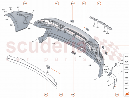 Photo of MSO CARBON BUMPER REAR TRACK PDC…