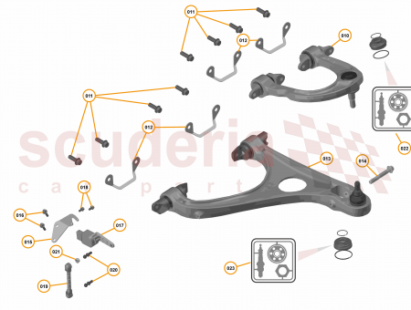 Photo of BRACKET DISPLACEMENT SENSOR FRONT LH…