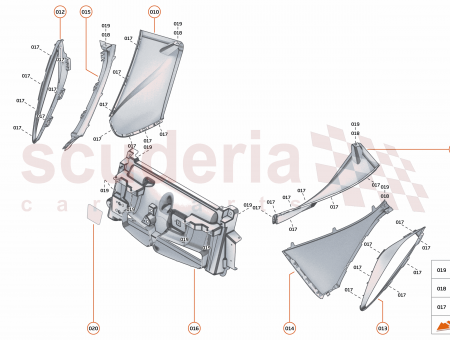 Photo of LTR DUCT INNER RH GRAINED FINISH…