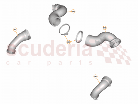 Photo of Hose Water Charge Air Cooler Throttle Body LH…