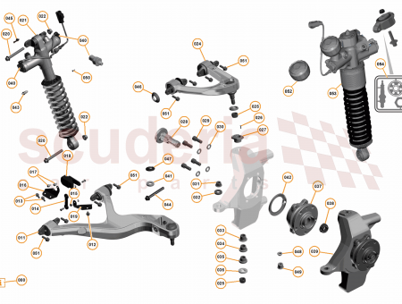 Photo of Bracket Sensor Wishbone Displacement Front LH…