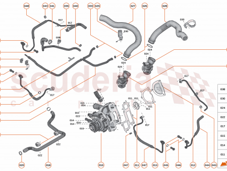 Photo of Pipe Turbocharger Water Return Upper RH…