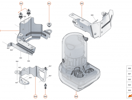 Photo of BRACKET ANTI VIBRATION PUMP LHD…