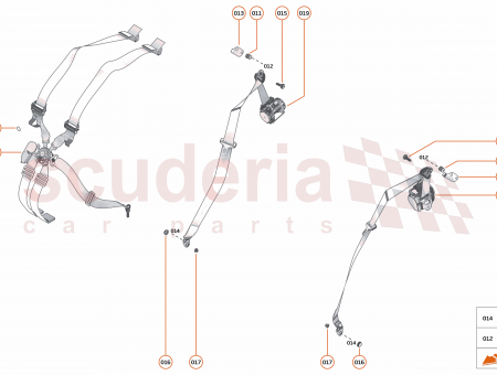 Photo of SEATBELT D LOOP STOPPER BRACKET RH…