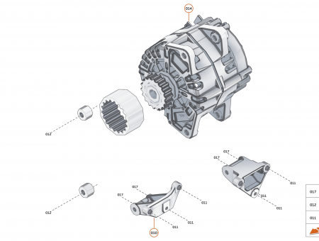 Photo of BRACKET ALTERNATOR LOWER…
