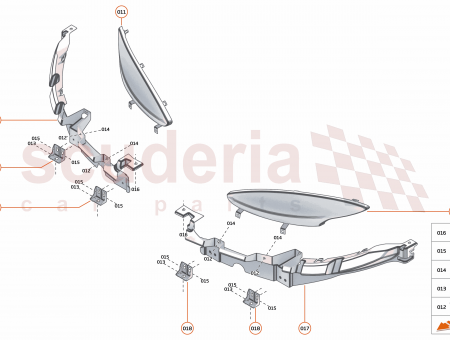 Photo of REAR GRILLE RH…