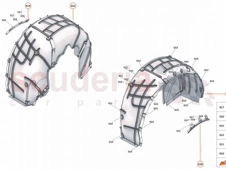 Photo of REAR WAL RETENTION BRKT LH…