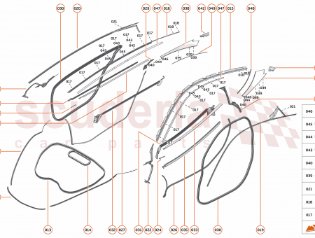 Photo of SEAL BELT DOOR OTR RH…