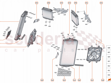 Photo of BRKT RADIATOR LWR LH…