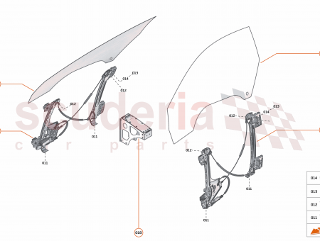 Photo of DOOR GLASS SPIDER RH…