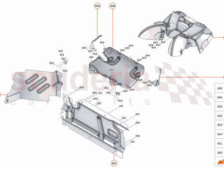 Photo of BRACKET HEATSHIELD MUFFLER LOWER RH…