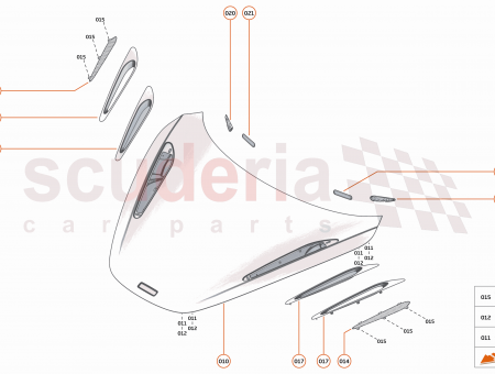 Photo of ASSY BONNET DUCT CARBON LH…