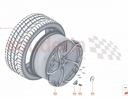 Photo of TYRE PIRLLI PZ RR 305 30R20 MCLARN…