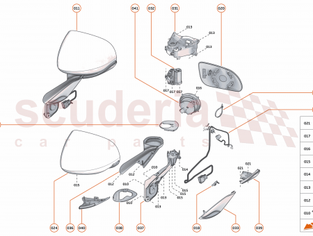 Photo of DOOR MIRROR COMPLETE UNPAINTED CHINA ONLY RH…