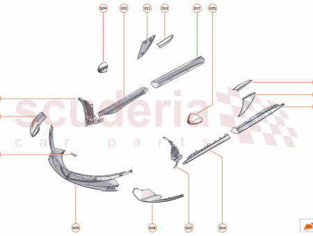Photo of BODYSIDE PANEL RADIATOR INTAKE UPPER CARBON RH…