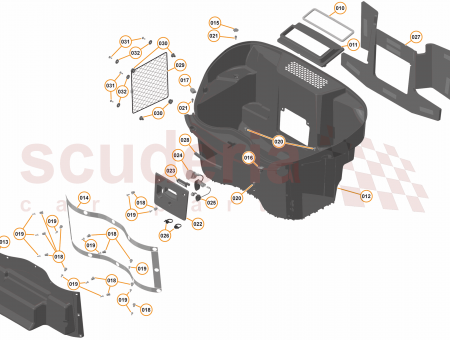 Photo of Luggage Bin Front Fire Extinguisher…