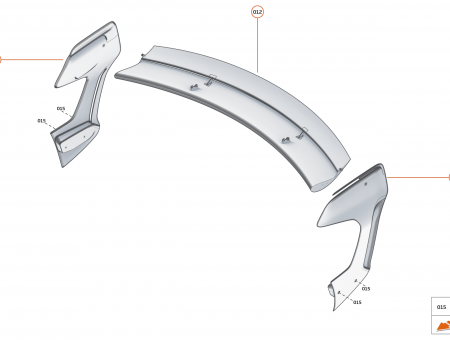 Photo of ASSY ENDPLATE RR WING LH CFG…
