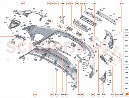 Photo of BEZEL PARKING SENSOR REAR INNER LH…