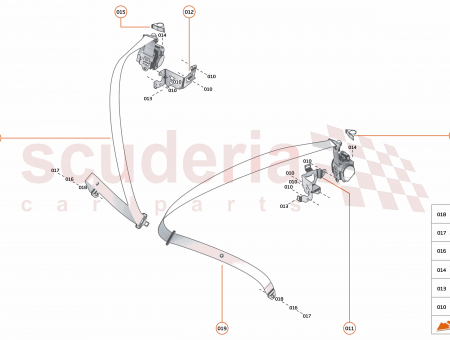 Photo of SEAT BELT REEL MTG BRKT LH…