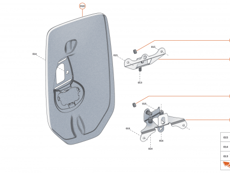 Photo of BRACKET IRIS UPPER LHD…