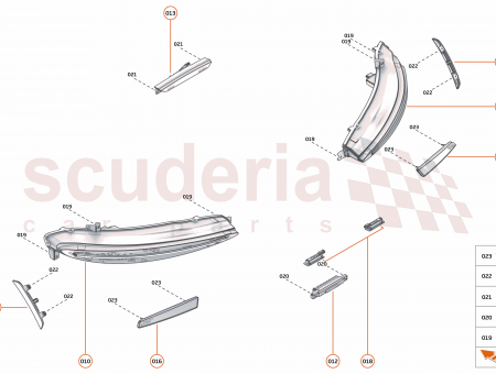 Photo of SIDE MARKER RR RH NON SMOKED FEDERAL…