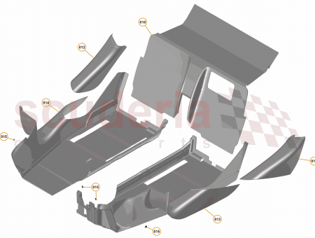 Photo of Sill Cover Branded McLaren RH Carbon…