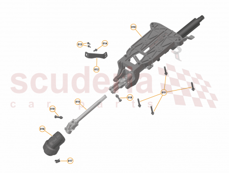 Photo of Bracket Facia NVH Support LHD Manual Column…
