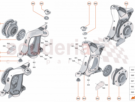 Photo of UPRIGHT SUSPENSION FRONT LH…