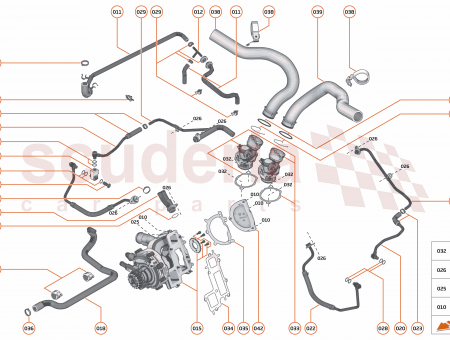 Photo of PIPE HOSE TURBOCHARGER COOLANT FEED ASSY RH…