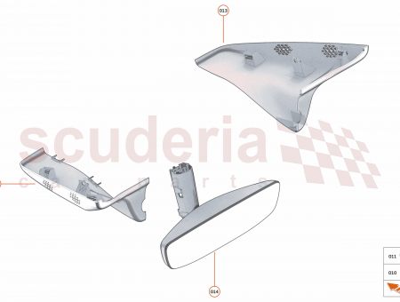 Photo of ASSY EC MIRROR TRIM HOUSING LH…