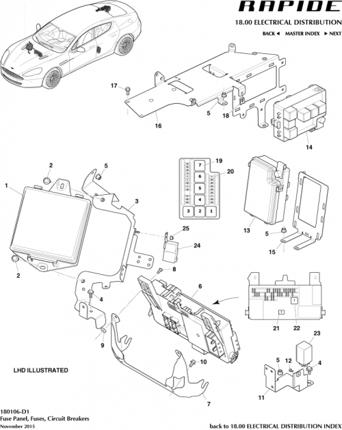 Part Diagram for Aston Martin AD43-14A173-AA