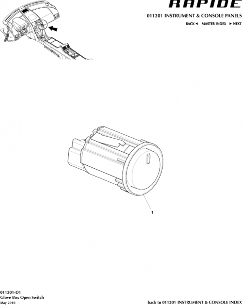 Part Diagram for Aston Martin AD33-062A00-BA