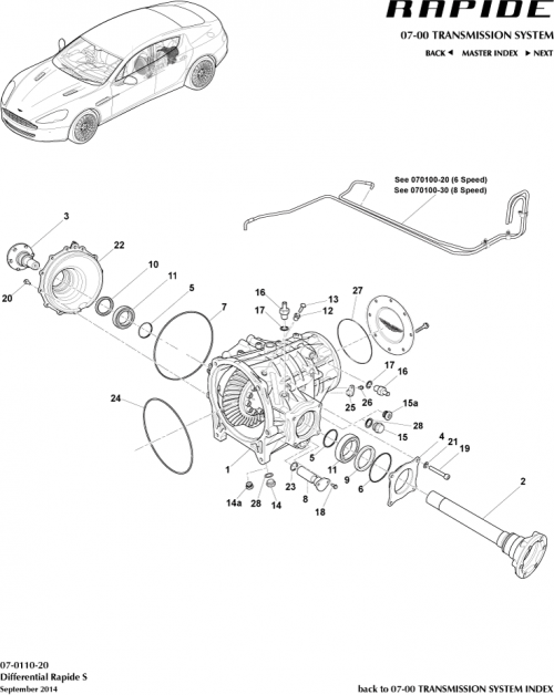 Part Diagram for Aston Martin FD33-4200-AD