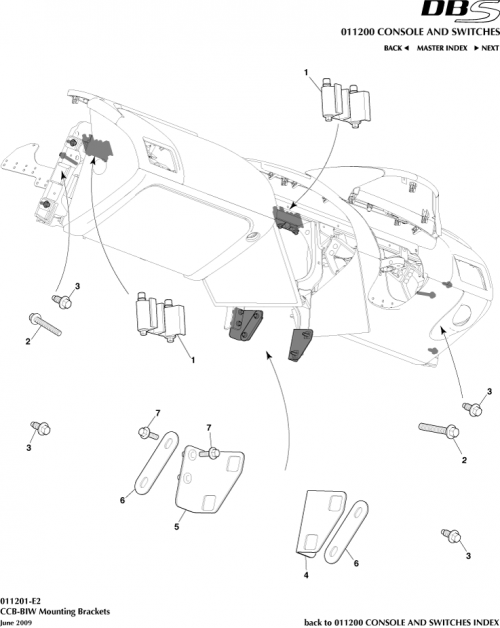 Part Diagram for Aston Martin 9G43-044C32-AA