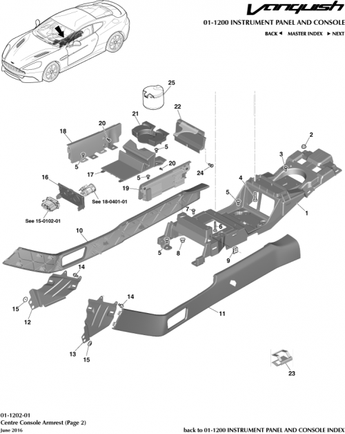 Part Diagram for Aston Martin DD33-045R19-ACW