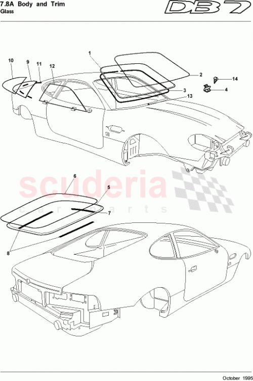 Part Diagram for Aston Martin 7683213