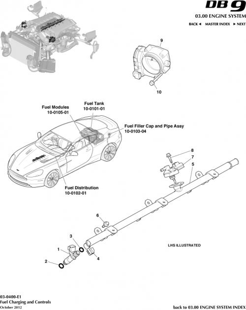 Part Diagram for Aston Martin SY6Y-10041B-AA