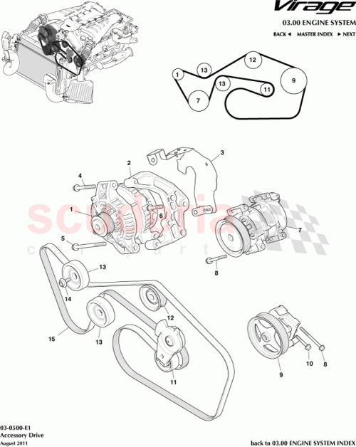 Part Diagram for Aston Martin AG4310A346AA