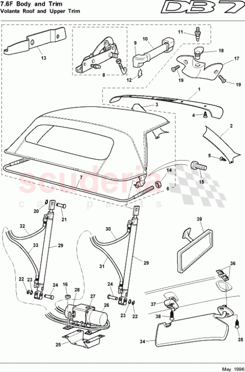 Part Diagram for Aston Martin 83-90005