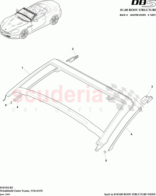 Part Diagram for Aston Martin 4G43-31302-AAW