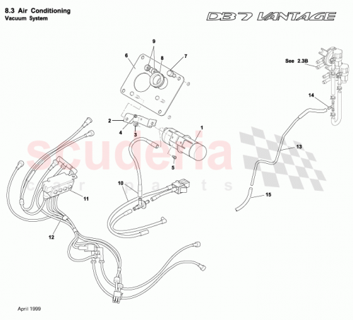 Part Diagram for Aston Martin 20-121495-AC