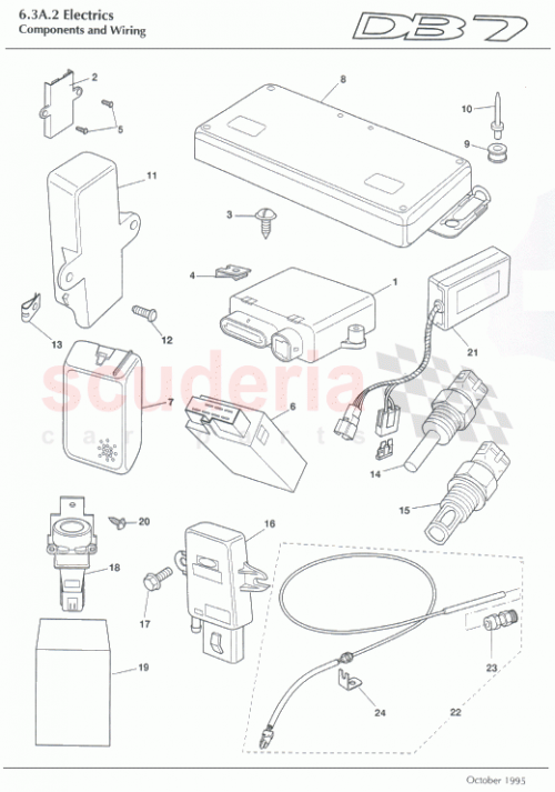 Part Diagram for Aston Martin 37-81868