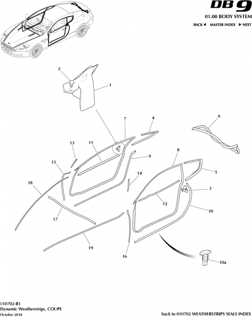 Part Diagram for Aston Martin 4G43-16A015-AC