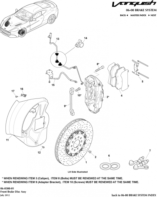 Part Diagram for Aston Martin AD23-2C462-JA